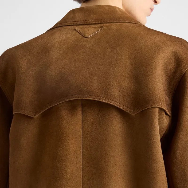 PRADA Leather Jacket Men's Smoky-5