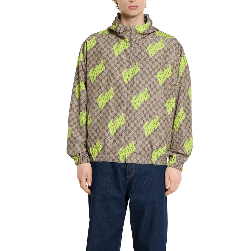 GUCCI FW25 Jackets & Coats Men's Yellow Green-1