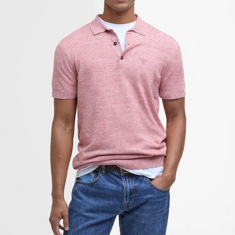 BARBOUR Polo Shirts Men Pink-1