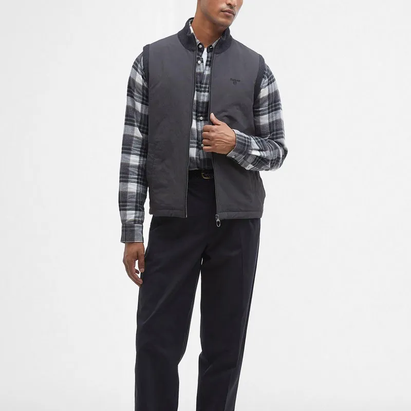 BARBOUR Vest Men's Black Carbon-3