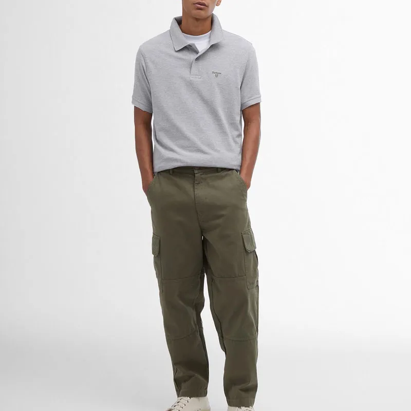 BARBOUR Embroidered logo Polo Shirt-1