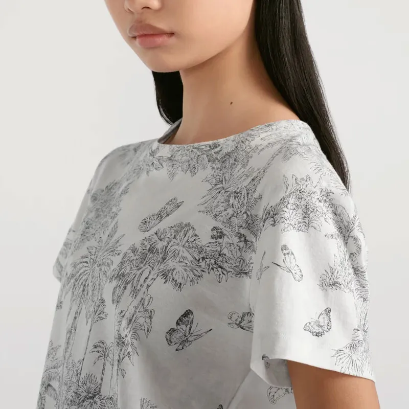 DIOR Dioriviera Regular T Shirt Women's White Blue-5