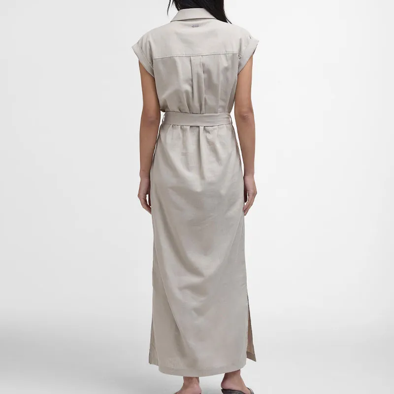 BARBOUR Sleeveless Dress Women's Light Sand-2