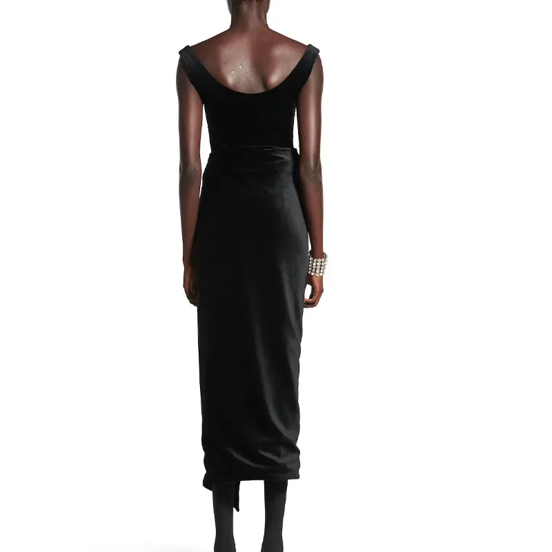 Balenciaga Tank Top Slim Fit Women's Black-3