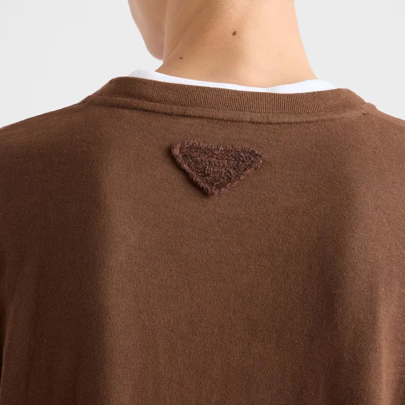 PRADA T Shirts Men Tobacco-5