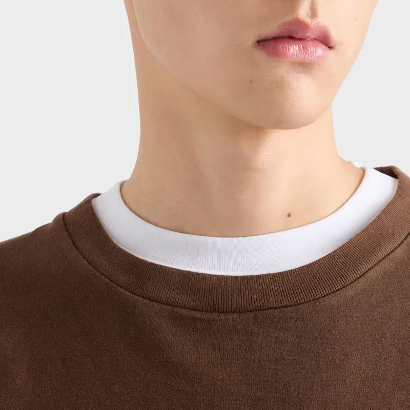 PRADA T Shirts Men Tobacco-4