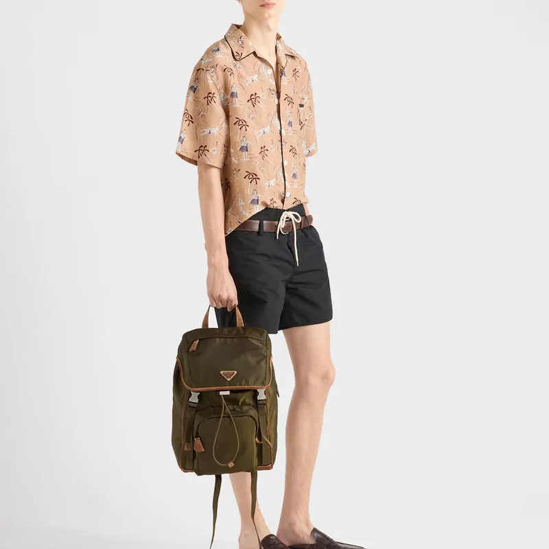 PRADA Shirts Men Brown-1