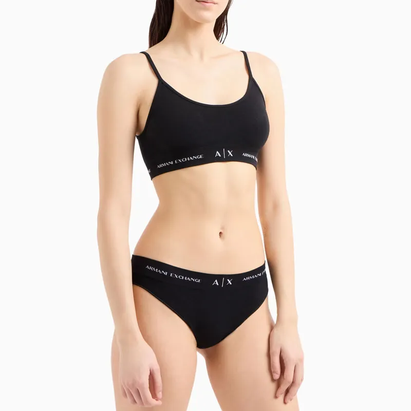 ARMANI EXCHANGEAE Bra Women's 1 Pack Black-1