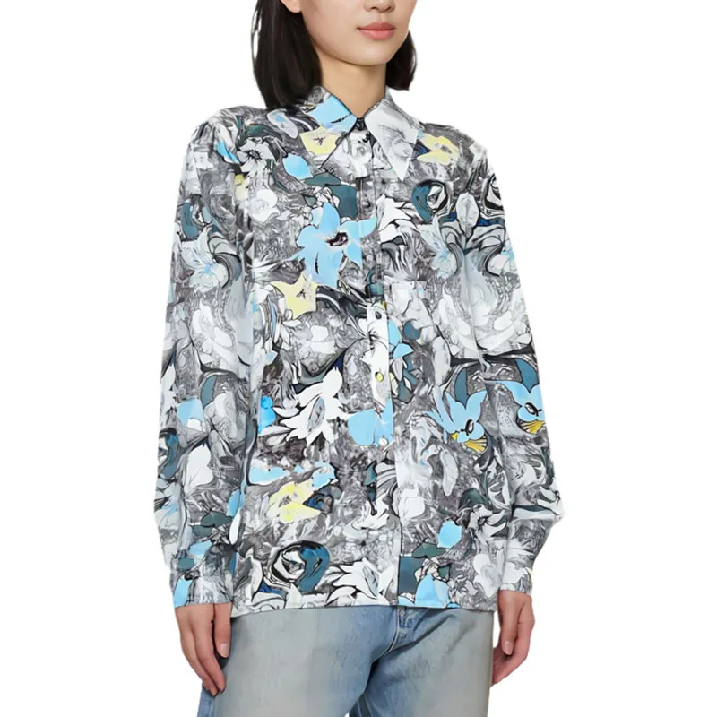 TORY BURCH Floral print Silk Shirt-1