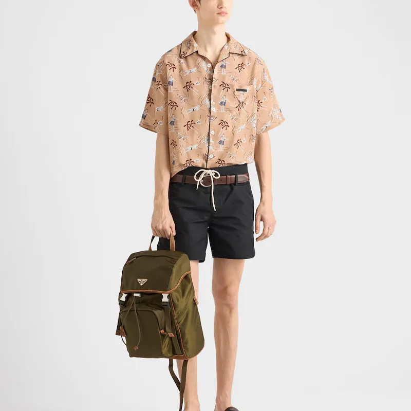 PRADA Swimming Shorts Men's Black-1