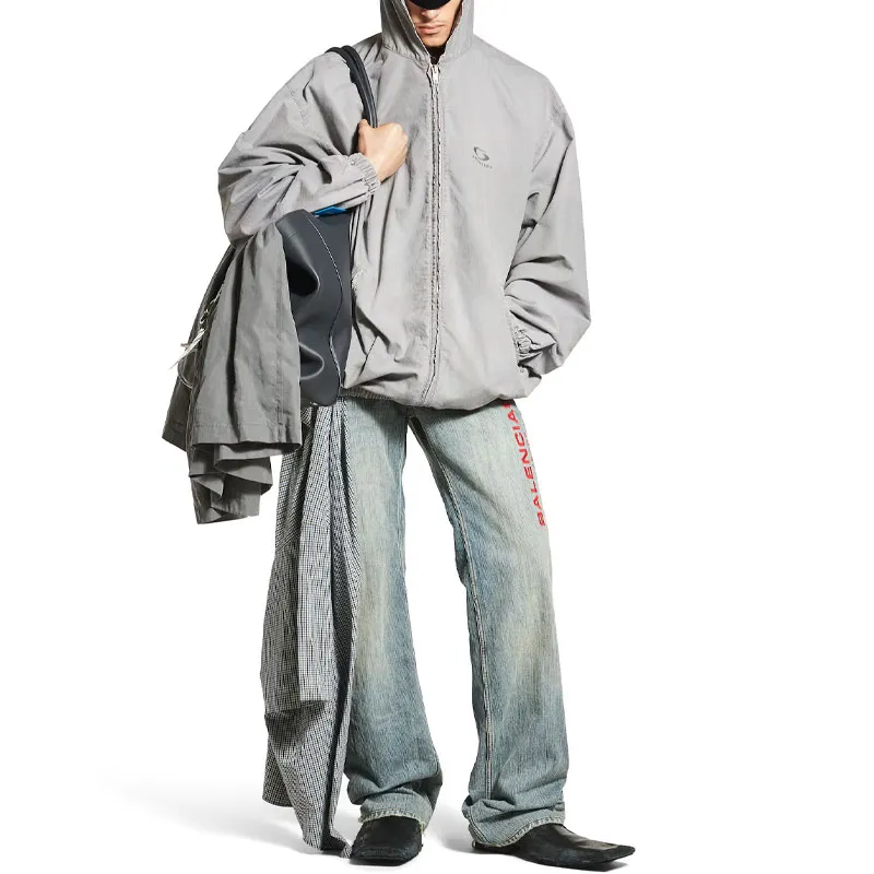 Balenciaga Jackets & Coats Loose Fit Men's Gray-3