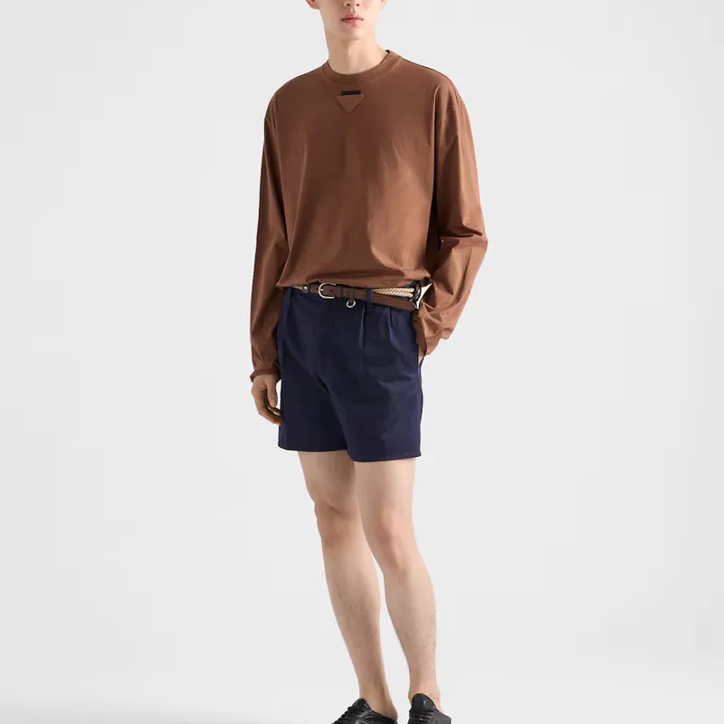 PRADA Casual Shorts Men Blue-1