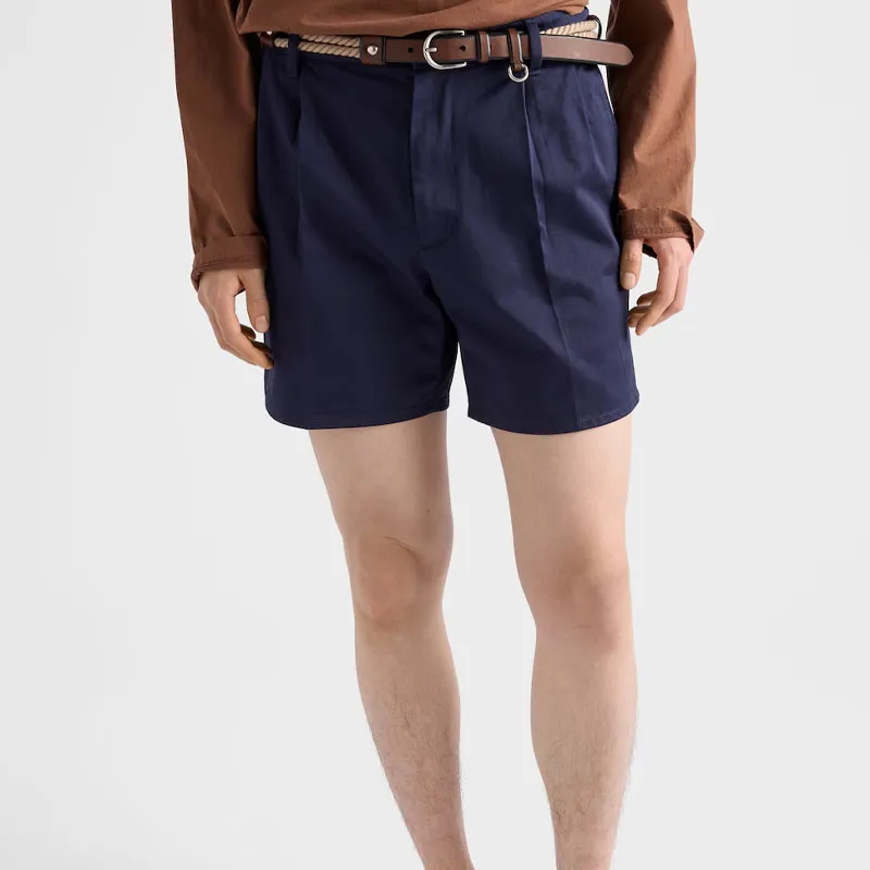 PRADA Casual Shorts Men Blue-3