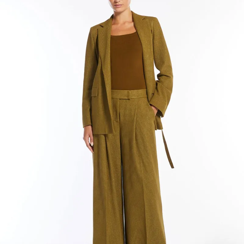 MaxMara Studio Jackets & Coats Women's Olive Green-3