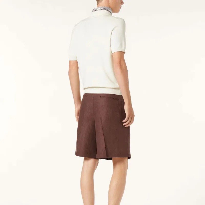 Loro Piana SS25 Polo Shirt Men's White-3