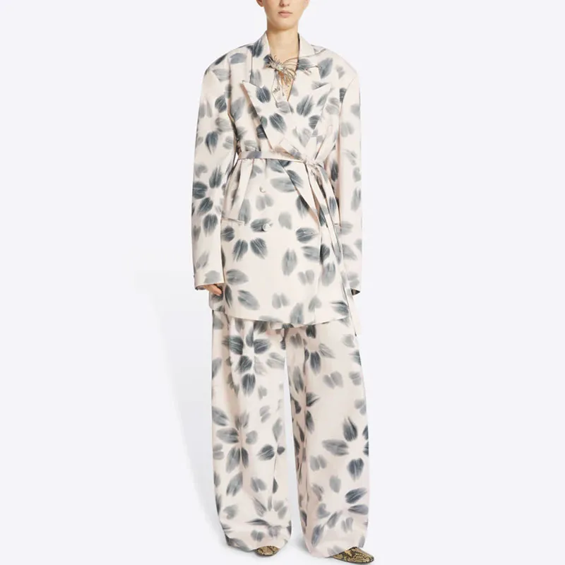 DRIES VAN NOTEN Casual Pants Women's Light Pink-1