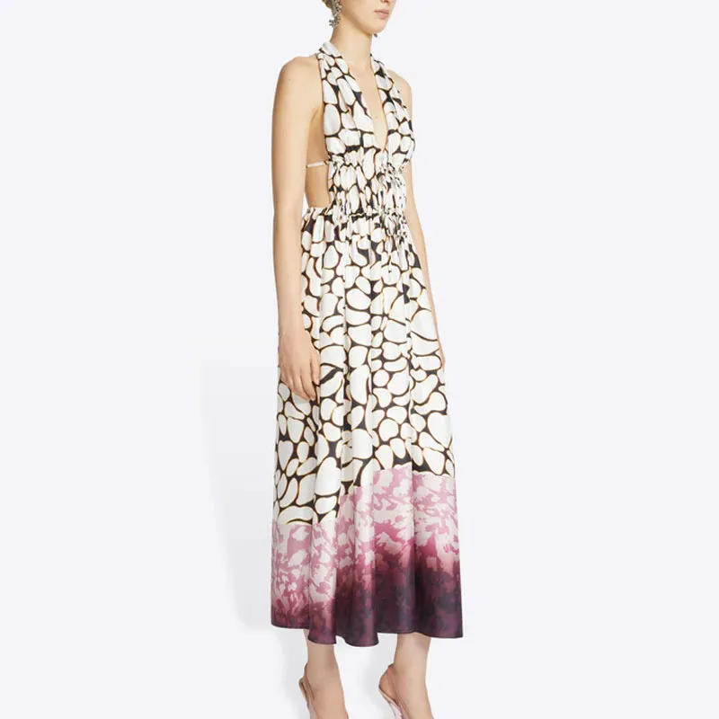 DRIES VAN NOTEN Slip Dress Women's Multicolor-3