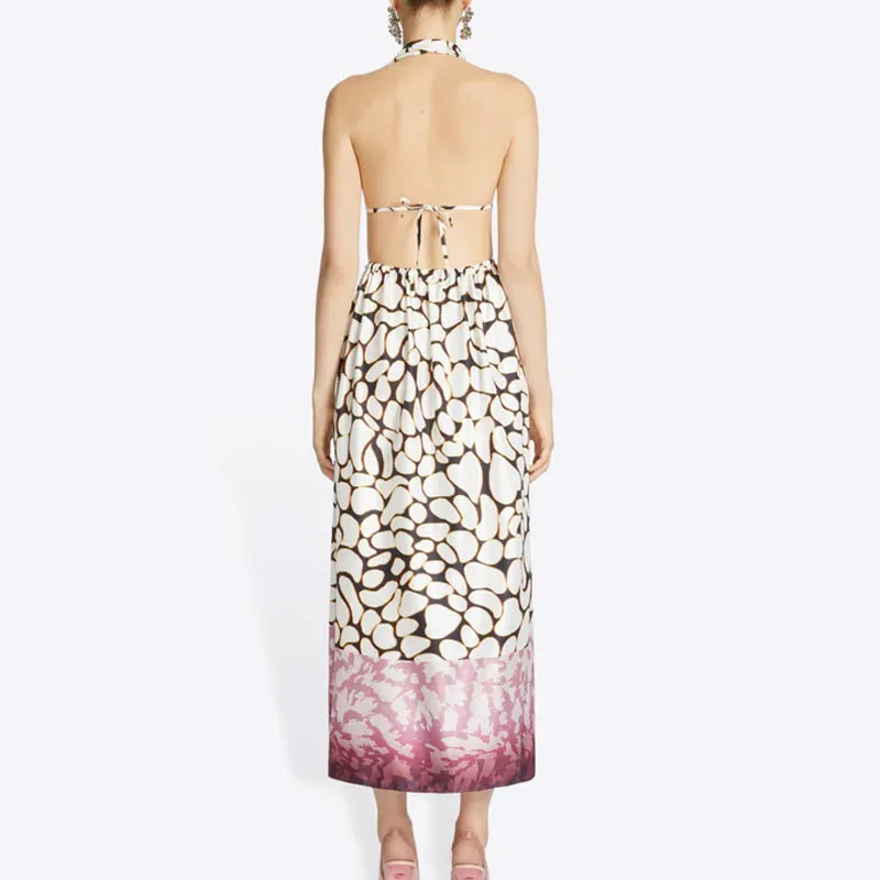 DRIES VAN NOTEN Slip Dress Women's Multicolor-2