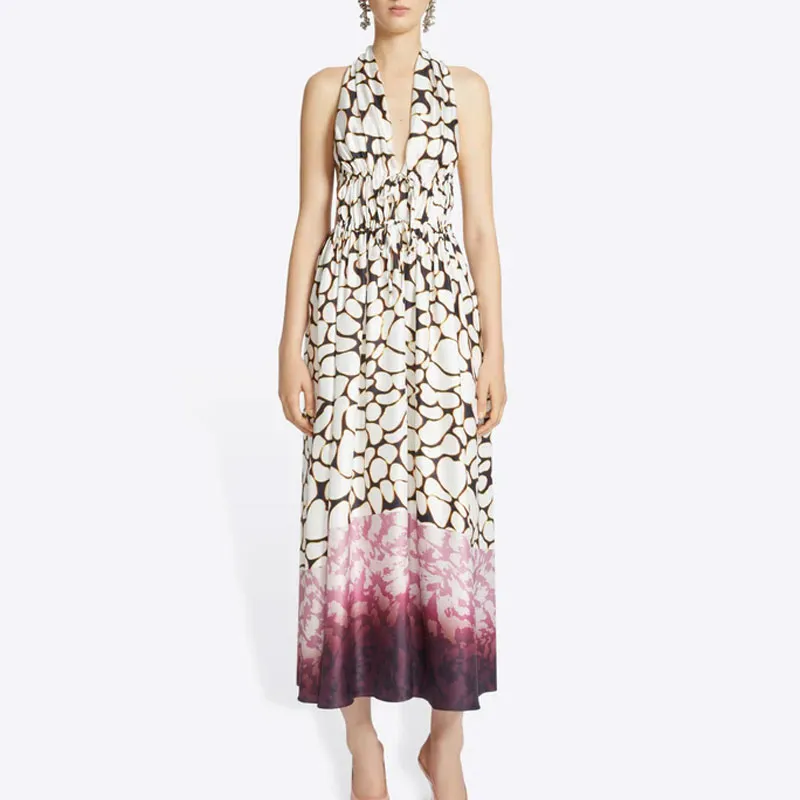DRIES VAN NOTEN Slip Dress Women's Multicolor-1
