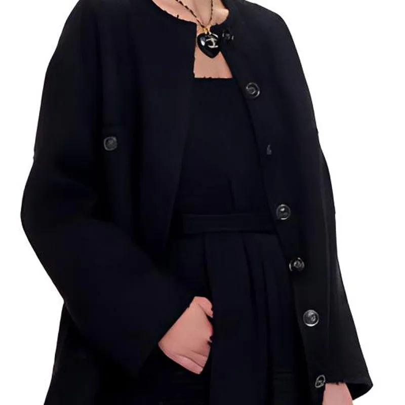 CHANEL SS21 Sleeveless Dress Women's Black-4