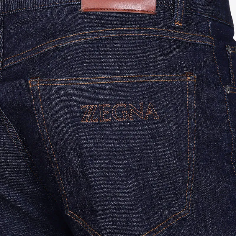 Zzegna FW21 Jeans Men's Dark Blue-2