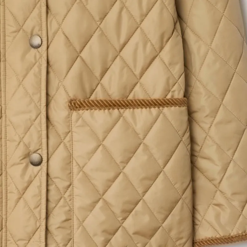 Burberry Cropped Quilted Jacket-1