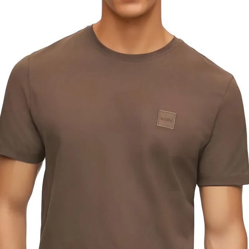 HUGO BOSS T Shirts Men Brown-3
