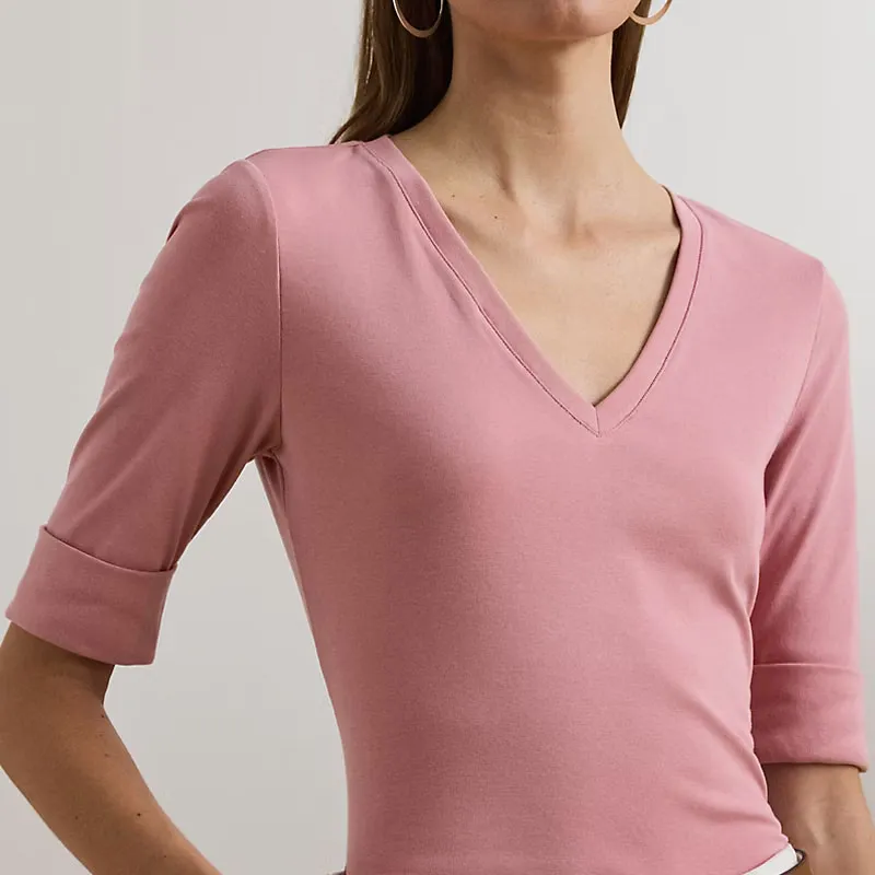 LAUREN RALPH LAUREN T Shirt Women's Pink-4