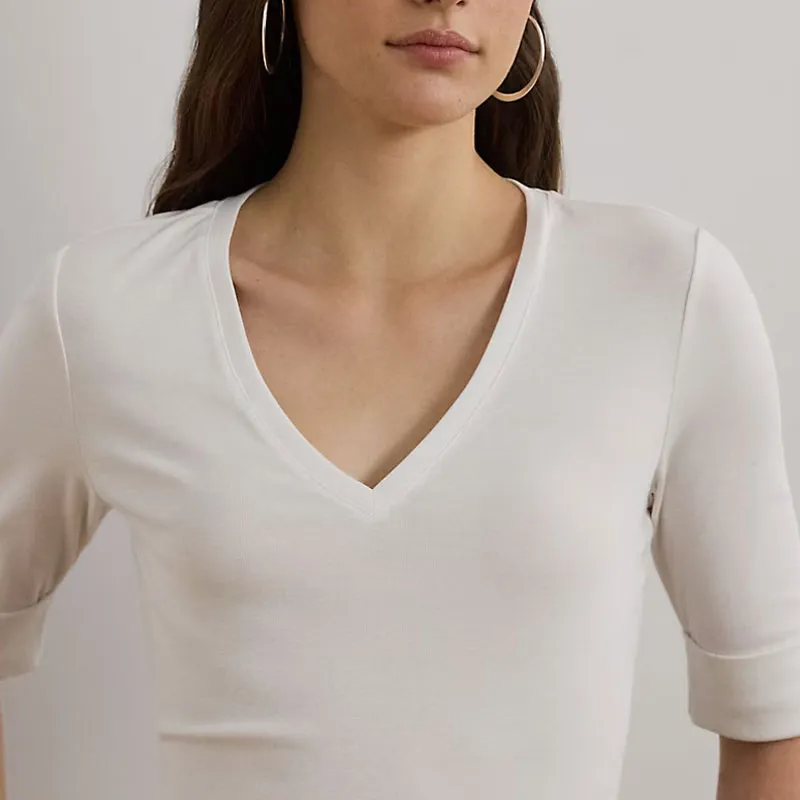 LAUREN RALPH LAUREN T Shirt Women's White-4
