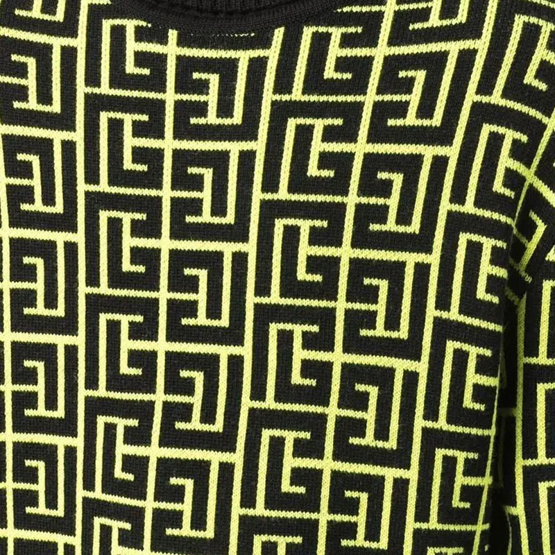BALMAIN x Rossignol FW21 Sweater Men's Black-4