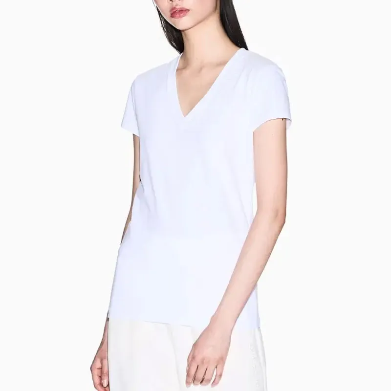 ARMANI EXCHANGEAE T Shirt Women's White-1