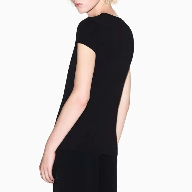 ARMANI EXCHANGEAE T Shirt Women's Black-2