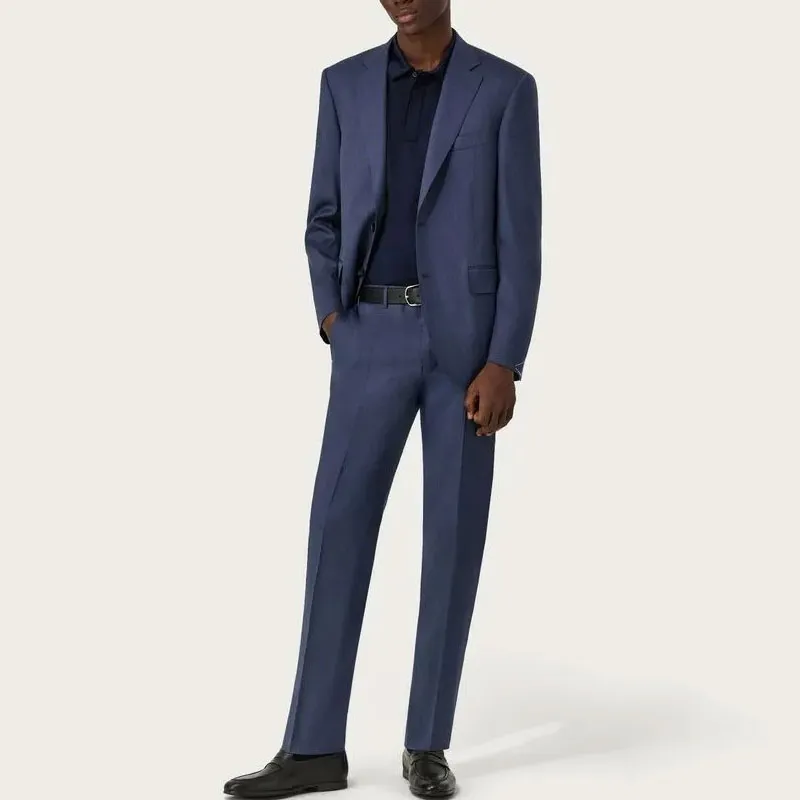 CANALI Business Suit Men's Blue-3