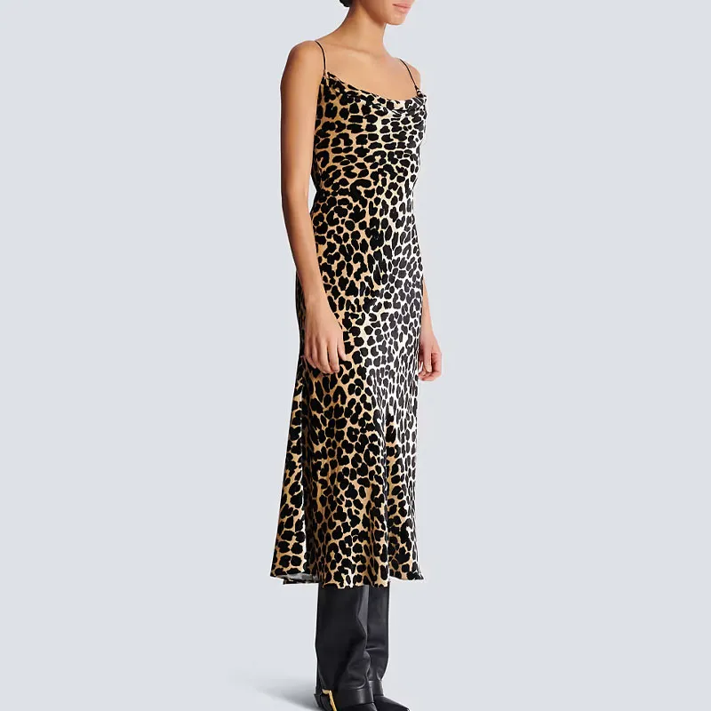 BALMAIN Slip Dress Women's Multicolor-3