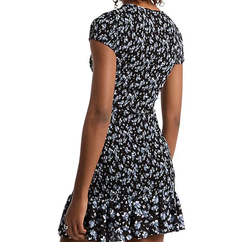 MICHAEL KORS Floral Print Georgette Dress-3