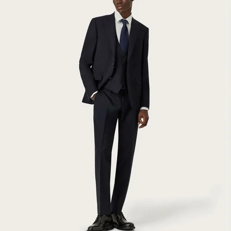 CANALI Business Suit Men's Marine Blue-3