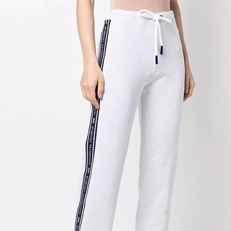 Elisabetta Franchi SS22 Sports Pants Women's Gray-4