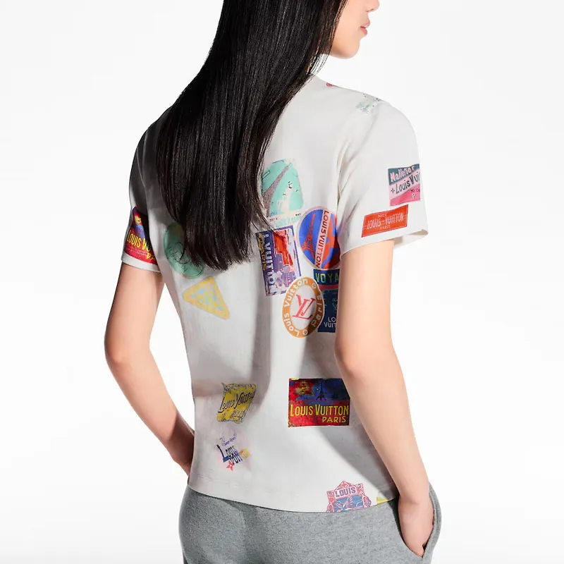 LOUIS VUITTON Mahina Patch Print T Shirt-2