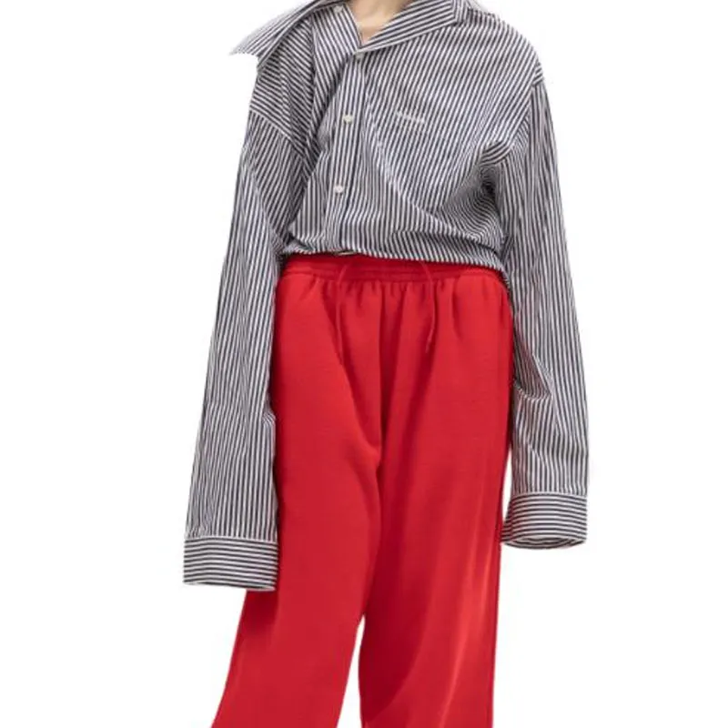 Balenciaga Casual Pants Women's Red-3