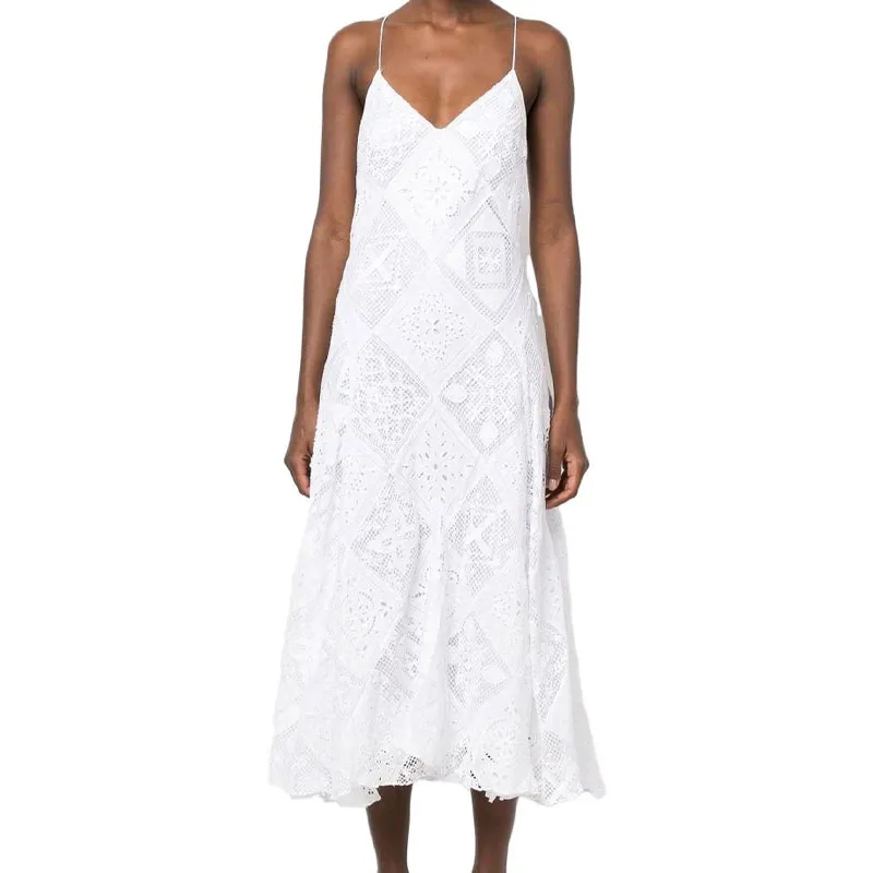 Polo Ralph Lauren Slip Dresses Women's White-2