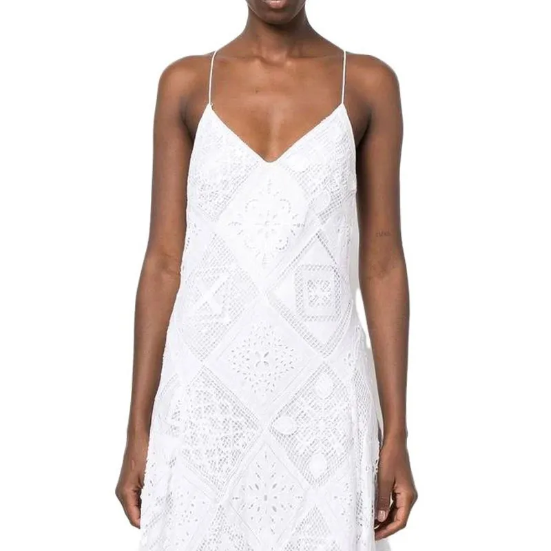 Polo Ralph Lauren Slip Dresses Women's White-3