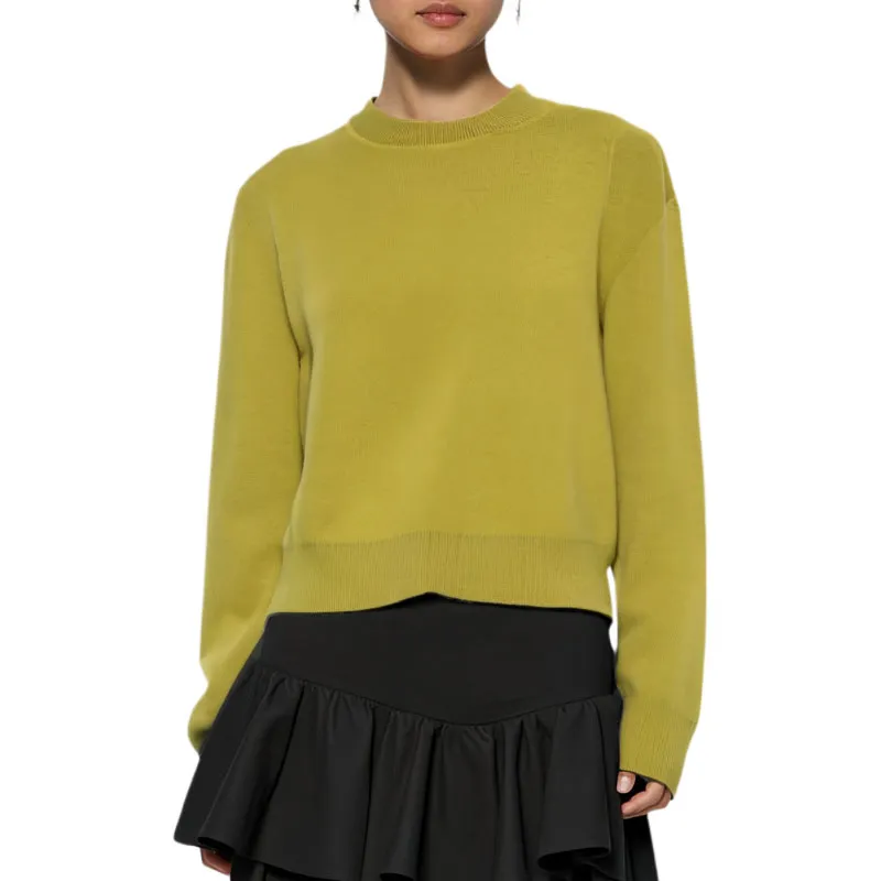 DIOR FW21 Cashmere Sweater Women's Yellow-2