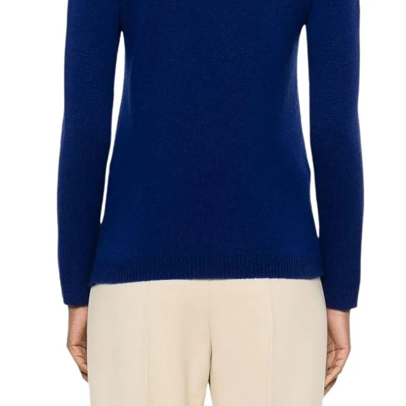 Valentino Cashmere Sweater Women's Marine Blue-4