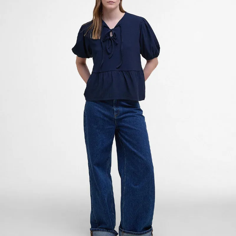 BARBOUR Shirt Women's Marine Blue-1
