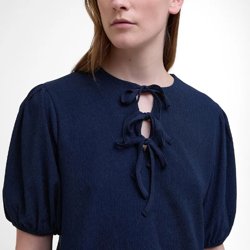 BARBOUR Shirt Women's Marine Blue-4