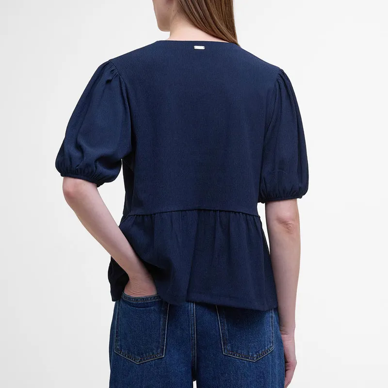 BARBOUR Shirt Women's Marine Blue-3