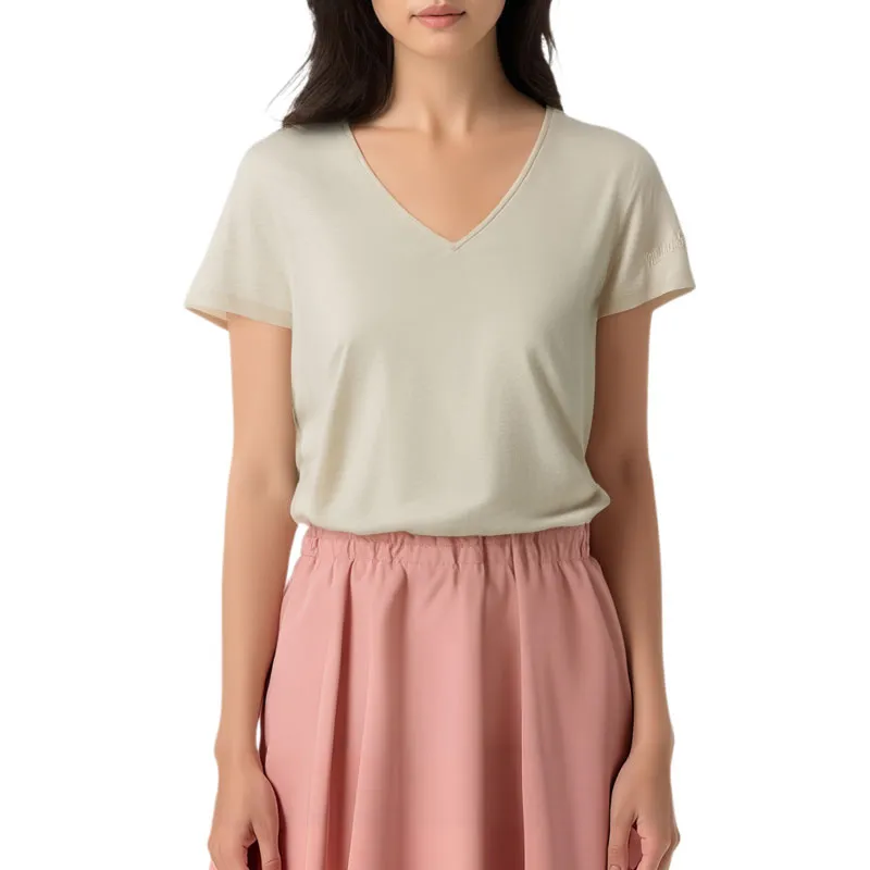 WOOLRICH T Shirts Women's Beige-3