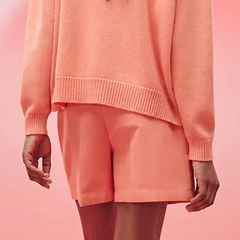 HERMES SS23 Cashmere Sweater Women's Orange-3