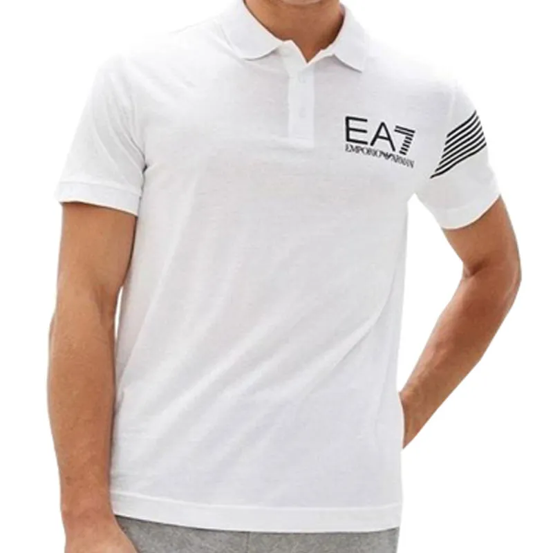 EMPORIO ARMANI EA7 SS22 Polo Shirt Men's White-2