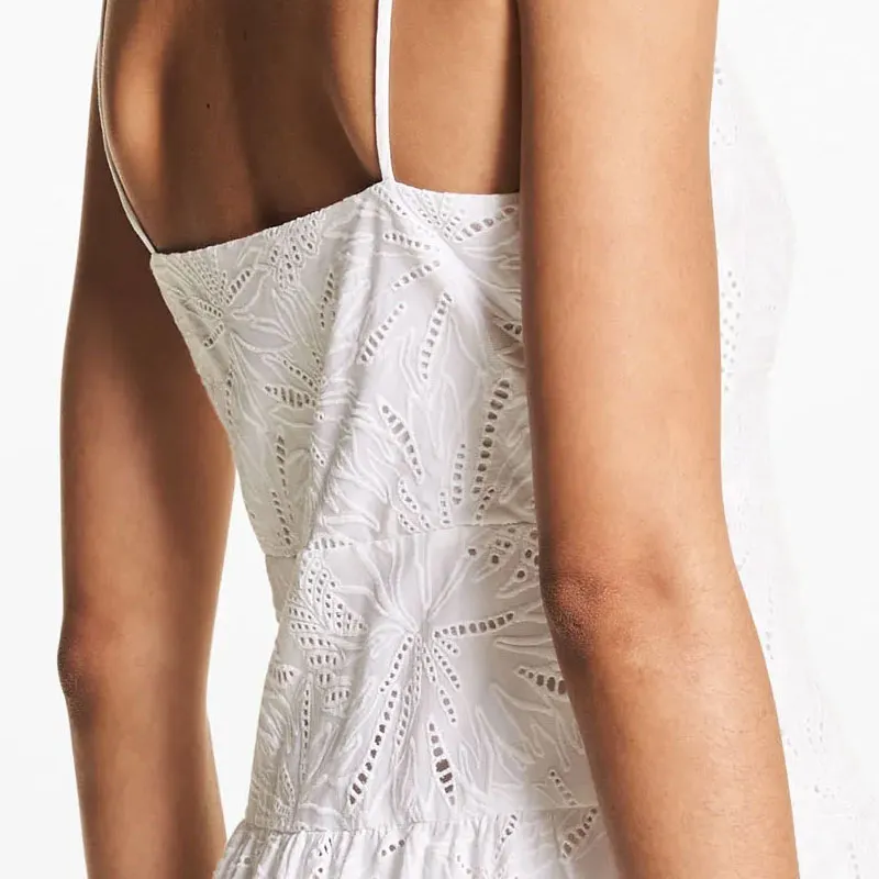 MICHAEL KORS FW22 Sleeveless Dress Women's White-4